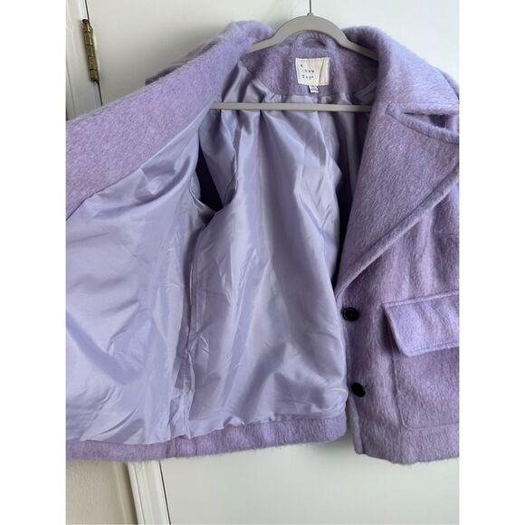 A New Day purple fuzzy coat size XXL - Picture 8 of 10